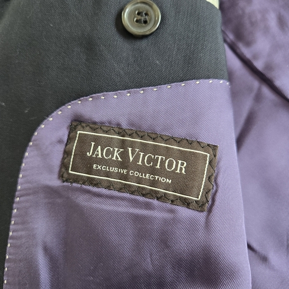 JACK VICTOR Exclusive Collection Navy Sport Coat - Picture 10 of 11